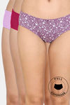 Zivame Low Rise Full Coverage Hipster Panty (Pack of 3) - Multicolor — thumbnail 1